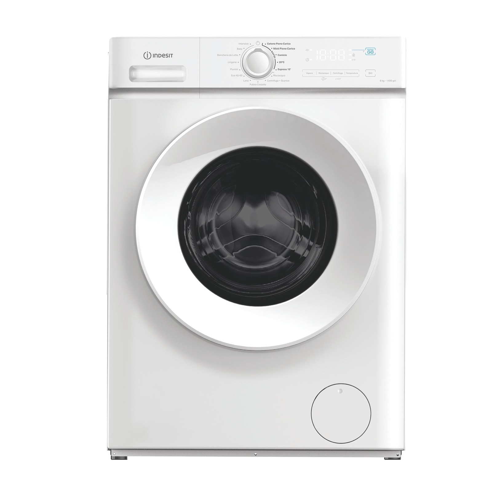 Indesit IMA 864 MY TIME IT Lavatrice Carica Frontale 8 kg 1400 Giri Classe A Motore Inverter Bianca
