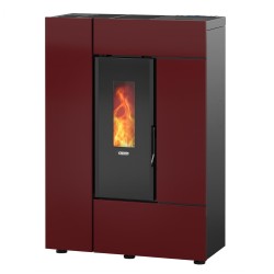  Dal Zotto Leyla Elite Stufa a Pellet 8 kw Bordeaux (001283100)