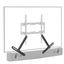  Barkan Mounting Systems E820 Supporto da parete per casse acustiche Staffa per TV Nero