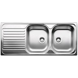  Blanco TIPO 8 S COMPACT Tipo Lavello incasso cm. 116 x 50 inox Gocciolatoio sinistro