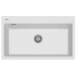  Plados Telma LX8610 UG 58 - MICROULTRAGRANIT Lux Lavello 1 vasca cm. 86 x 51 - bianco latte