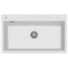  Plados Telma LX8610 UG 58 - MICROULTRAGRANIT Lux Lavello 1 vasca cm. 86 x 51 - bianco latte