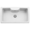  Plados Telma HR0860 UG 98 - MICROULTRAGRANIT Harmony Lavello 1 vasca cm. 88 x 50 - bianco