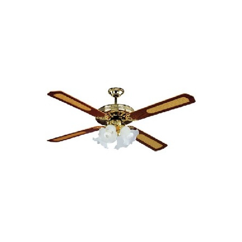 DCG DCG Eltronic VECRD53 Ventilatore a pale da tetto colore Marrone Giallo