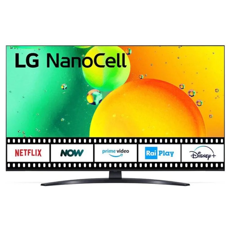 LGE LG 55NANO766QA Smart TV 55 Pollici 4K Ultra HD Display LED Sistema WebOs