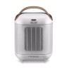 DELO De’Longhi Capsule HFX30C18.IW Interno Marrone, Bianco 1800 W Riscaldatore ambiente elettrico con ventilatore