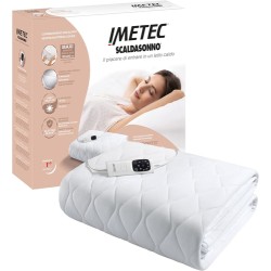 IMET Imetec 16728 Scaldasonno Adapto maxi coprimaterasso singolo 195x90 cm