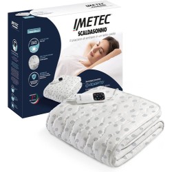 IMET Imetec 16633 Scaldasonno Adapto piazza e mezza 150 x 120 cm Basso consumo