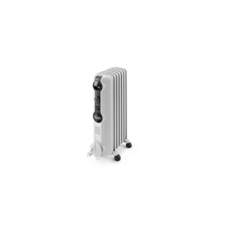 DELO De’Longhi TRRS 0715 stufetta elettrica Interno Bianco 1500 W Riscaldatore ambiente elettrico a olio