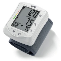 LAIC Laica BM1006 monitor per il battito cardiaco Polso Grigio, Bianco