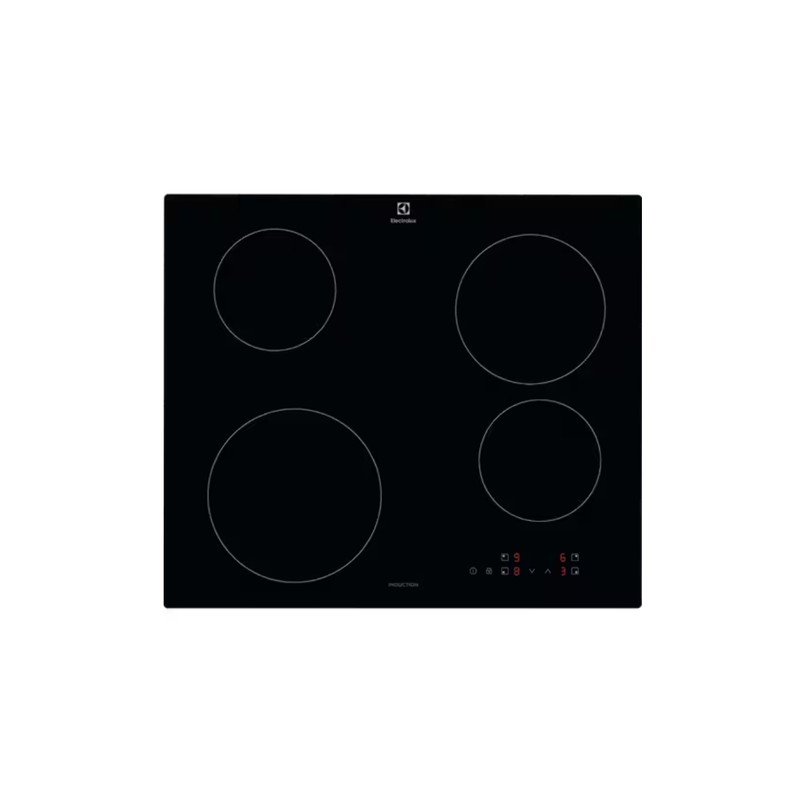 Electrolux Electrolux EIB60424CK Piano Cottura a induzione 60 cm Vetroceramica 4 Zone di Cottura Nero