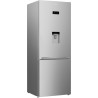 BEKO Beko RCNE560E40DSN Frigorifero Combinato Capacità 352 Litri No Frost Dispenser Acqua colore Argento Classe E