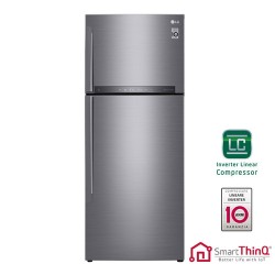 LGE LG GTB574PZHZD Frigorifero Doppia Porta 438 L No Frost Inverter Wi-Fi Classe energetica E Inox