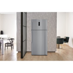 WHIR Whirlpool W84TE 72 X 2 Frigorifero Doppia porta Capacita' 587 Litri No Frost 186 cm Classe E Acciaio Inox