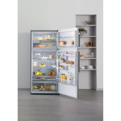 WHIR Whirlpool W84TE 72 X 2 Frigorifero Doppia porta Capacita' 587 Litri No Frost 186 cm Classe E Acciaio Inox