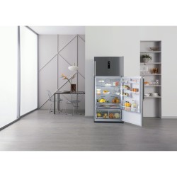 WHIR Whirlpool W84TE 72 X 2 Frigorifero Doppia porta Capacita' 587 Litri No Frost 186 cm Classe E Acciaio Inox