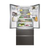 HAIE Haier HB18FGSAAA Frigorifero 4 Porte 539 L No Frost 2 Cassettoni Classe E Argento Titanio