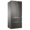 HAIE Haier HB18FGSAAA Frigorifero 4 Porte 539 L No Frost 2 Cassettoni Classe E Argento Titanio