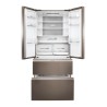 HAIE Haier HB18FGSAAA Frigorifero 4 Porte 539 L No Frost 2 Cassettoni Classe E Argento Titanio