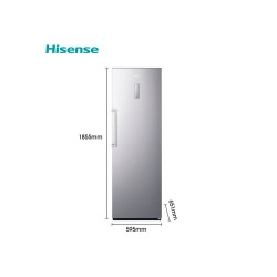 HISE Hisense RL481N4BIE Frigorifero Monoporta Libera installazione 370 L Classe E Acciaio inossidabile