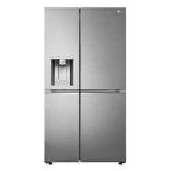 LG LG GSLV90PZAD Frigorifero Side By Side 635 Litri Classe Energetica D No Frost WiFi Uvnano Inox Dispenser con allaccio