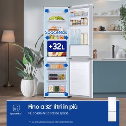 SAMS Samsung RB33B610EWW Frigorifero Combinato 344 Litri Classe E Raffreddamento No Frost colore Bianco