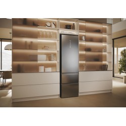 HAIE Haier HTW5620DNMG3D60 Serie 5 Frigorifero Combinato 3 Porte Capacità 414 Litri Raffreddamento No Frost Classe D colore Arge