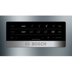 BOSC Bosch Serie 4 KGN49XLEA Frigorifero Combinato libera installazione Capacità 435 L No Frost Classe E Inox