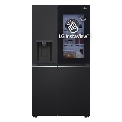 LG LG GSGV80EPLL Frigorifero Americano Side By Side Capacità 635 Litri Classe energetica E Raffreddamento No Frost colore Nero