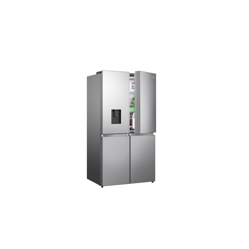 Hisense Hisense RQ758N4SWSE Frigorifero Side-by-Side Libera installazione 606 L Total No Frost Classe E Inox