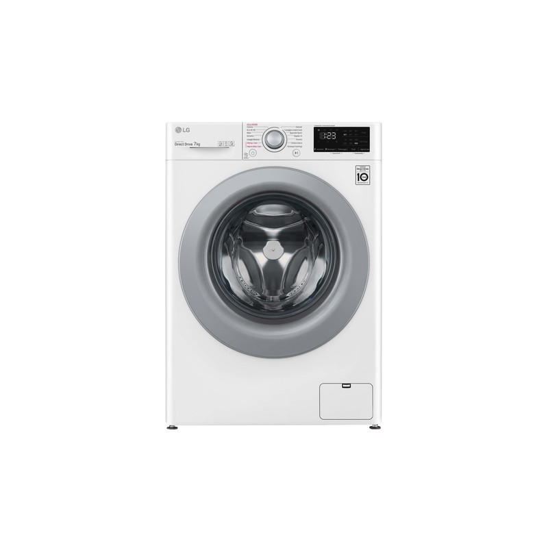 LGE LG F2WV3S7S4E Lavatrice 7 kg Slim 47.5 cm Centrifuga 1200 Giri Funzione vapore inverter Classe D