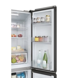 HAIE Haier Cube 83 Serie 3 HCR3818ENMM Frigorifero Americano Multidoor Capacità 467 Litri No Frost Classe E colore Inox Platino