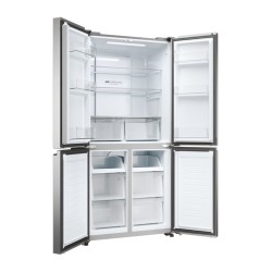 HAIE Haier Cube 83 Serie 3 HCR3818ENMM Frigorifero Americano Multidoor Capacità 467 Litri No Frost Classe E colore Inox Platino