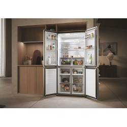 HAIE Haier Cube 83 Serie 3 HCR3818ENMM Frigorifero Americano Multidoor Capacità 467 Litri No Frost Classe E colore Inox Platino