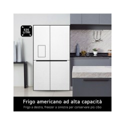 LG LG GSGV80EPLL Frigorifero Americano Side By Side 635 L No Frost Classe E Nero