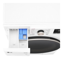 LG LG F4R7011TSWG Lavatrice 11kg AI DD Classe A-10% 1400 Giri TurboWash Inverter Funzione Vapore