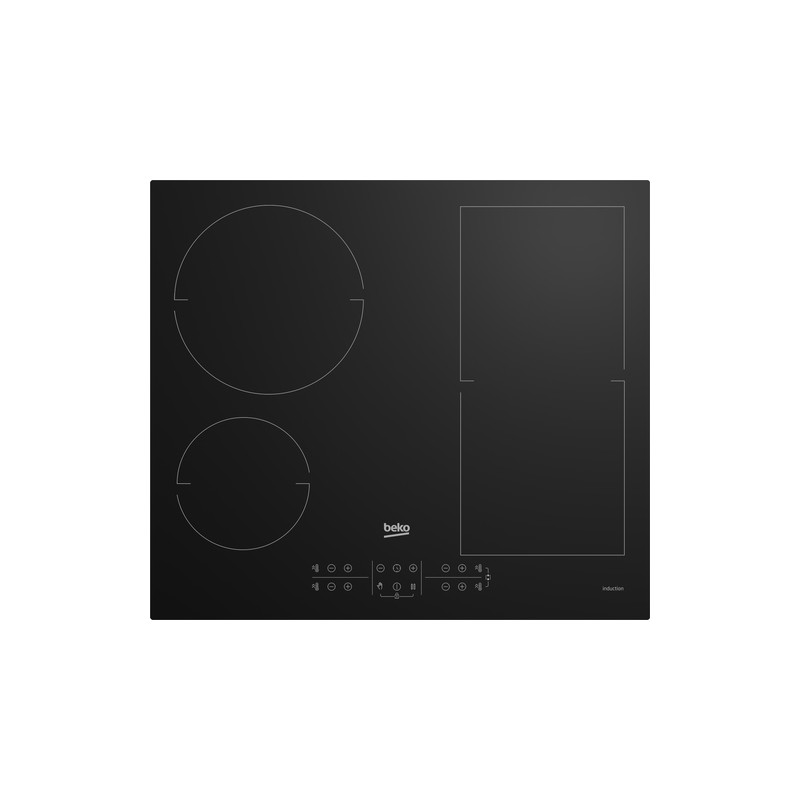 BEKO Beko HII64210FMTR Piano Cottura a induzione Nero Da incasso 60 cm 4 Fornello(i)