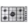 DELO De’Longhi YAL 59 DD Piano cottura Acciaio inossidabile Da incasso 86 cm Gas 5 Fornello(i)