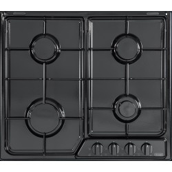 DELO De’Longhi YNF 46 ASV Piano cottura Nero Da incasso Gas 4 Fornello(i)