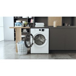 HOTP Hotpoint Ariston NF1046WKIT Lavatrice 10 Kg Classe A Profondità 60 cm Centrifuga 1400 giri Funzione Vapore Motore Inverter