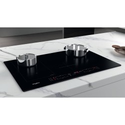 WHIR Whirlpool WL B2977 NE Piano Cottura a Induzione 4 Zone 77 cm Nero