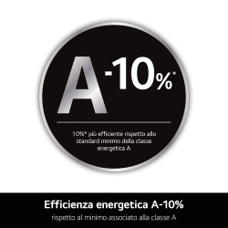 LGE LG F2R7S09TSWC Lavatrice 9 kg Centrifuga 1200 Giri Vapore Inverter AI DD TurboWash Wi-Fi Classe A-10%