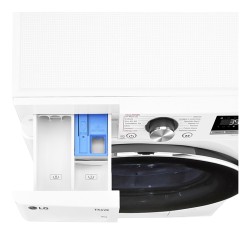 LGE LG F2R7S09TSWC Lavatrice 9 kg Centrifuga 1200 Giri Vapore Inverter AI DD TurboWash Wi-Fi Classe A-10%