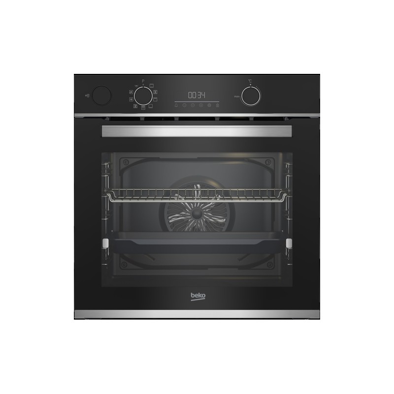 BEKO Beko BBIS13300XPE Forno Elettrico da Incasso Pirolitico 71 L Multifunzione 9 Programmi Ventilato Vapore Classe A+