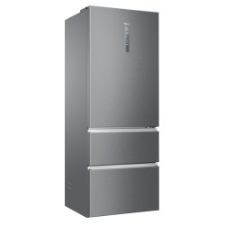 HAIE Haier HTOPMNE7193 Frigorifero Combinato Libera installazione 450 L No Frost Sistema Multi-Airflow Classe E Grigio