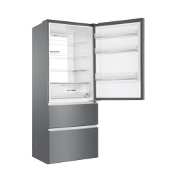 HAIE Haier HTOPMNE7193 Frigorifero Combinato Libera installazione 450 L No Frost Sistema Multi-Airflow Classe E Grigio