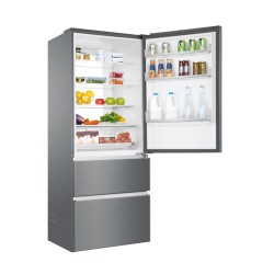 HAIE Haier 3D 70 Serie 3 HTOPMNE7193 Frigorifero Combinato Libera installazione 450 L Classe E Acciaio