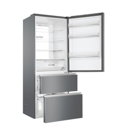 HAIE Haier 3D 70 Serie 3 HTOPMNE7193 Frigorifero Combinato Libera installazione 450 L Classe E Acciaio