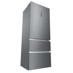 HAIE Haier HTOPMNE7193 Frigorifero Combinato Libera installazione 450 L No Frost Sistema Multi-Airflow Classe E Grigio