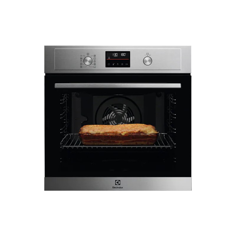 ELEC Electrolux EOF4P46X Forno Elettrico da Incasso Multifunzione con Grill Funzione Pizza 72 Litri Classe A+ Inox